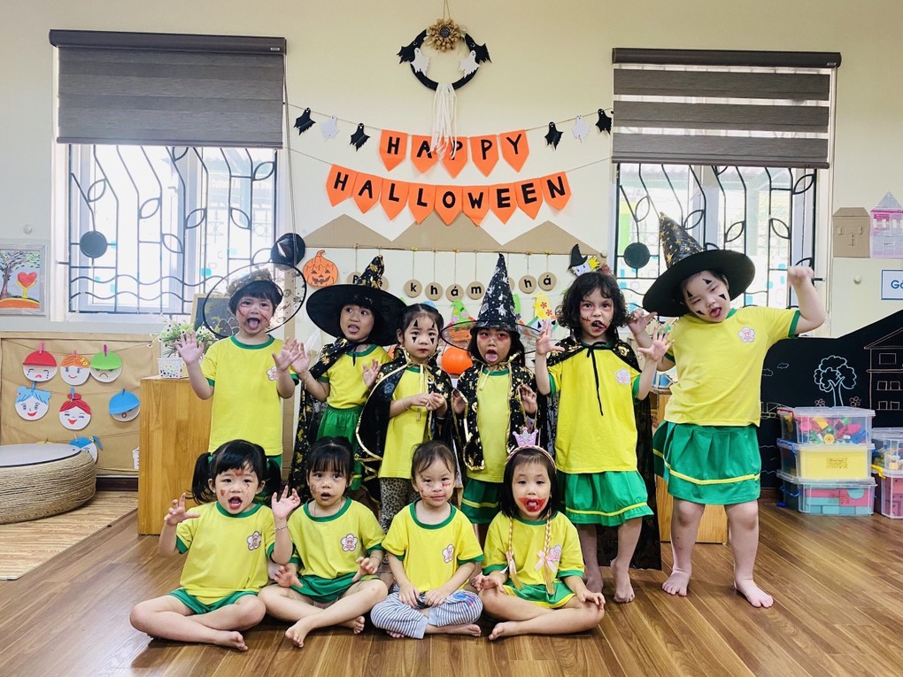 Các bé trường Mẫu giáo Số 3 đón chào Lễ hội Halloween trong ngày 31/10