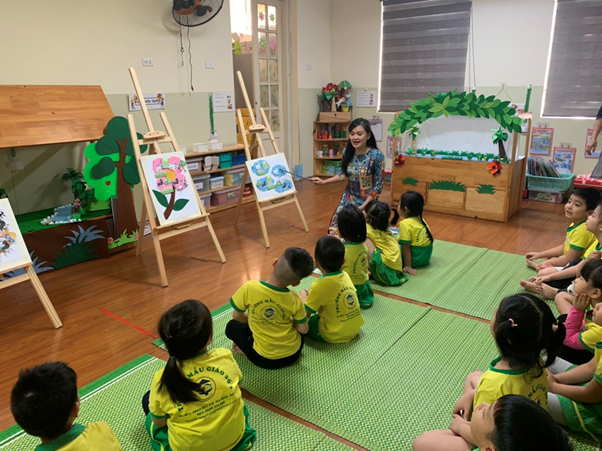 Cô và trò lớp A3 với  hoạt động hội giảng chào mừng  ngày nhà giáo Việt Nam