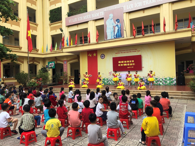Một ngày trải nghiệm thật ý nghĩa của các bé khối Mẫu Giáo lớn tại trường Tiểu học Nguyễn Trung Trực