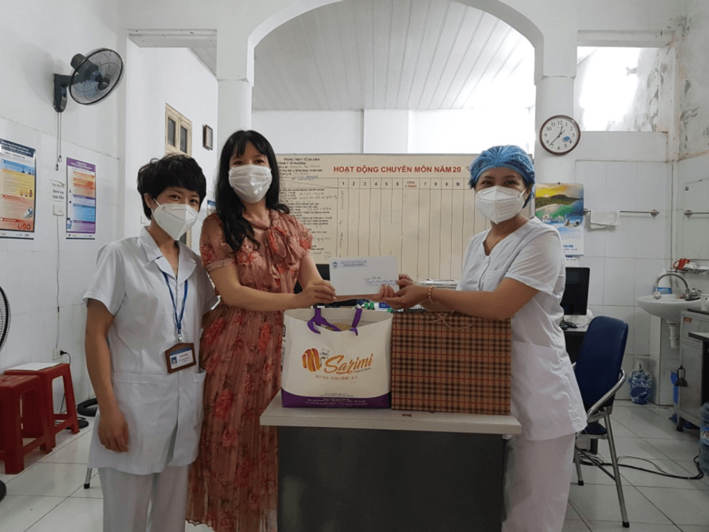 Tập thể CBGVNV Trường Mẫu Giáo Số 3 - tiếp tục chung tay cùng Đội ngũ y bác sỹ Phường Nguyễn Trung Trực