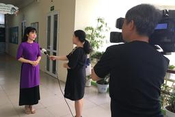 Truyền hình Hà Nội thực hiện phóng sự “Công tác đảm bảo vệ sinh an toàn thực phẩm” tại trường Mẫu Giáo Số 3