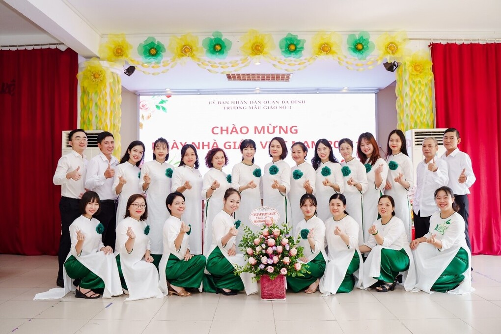 Trường Mẫu giáo Số 3 tổ chức Lễ kỷ niệm 41 năm ngày nhà giáo Việt Nam và gặp mặt tri ân các nhà giáo đã nghỉ chế độ