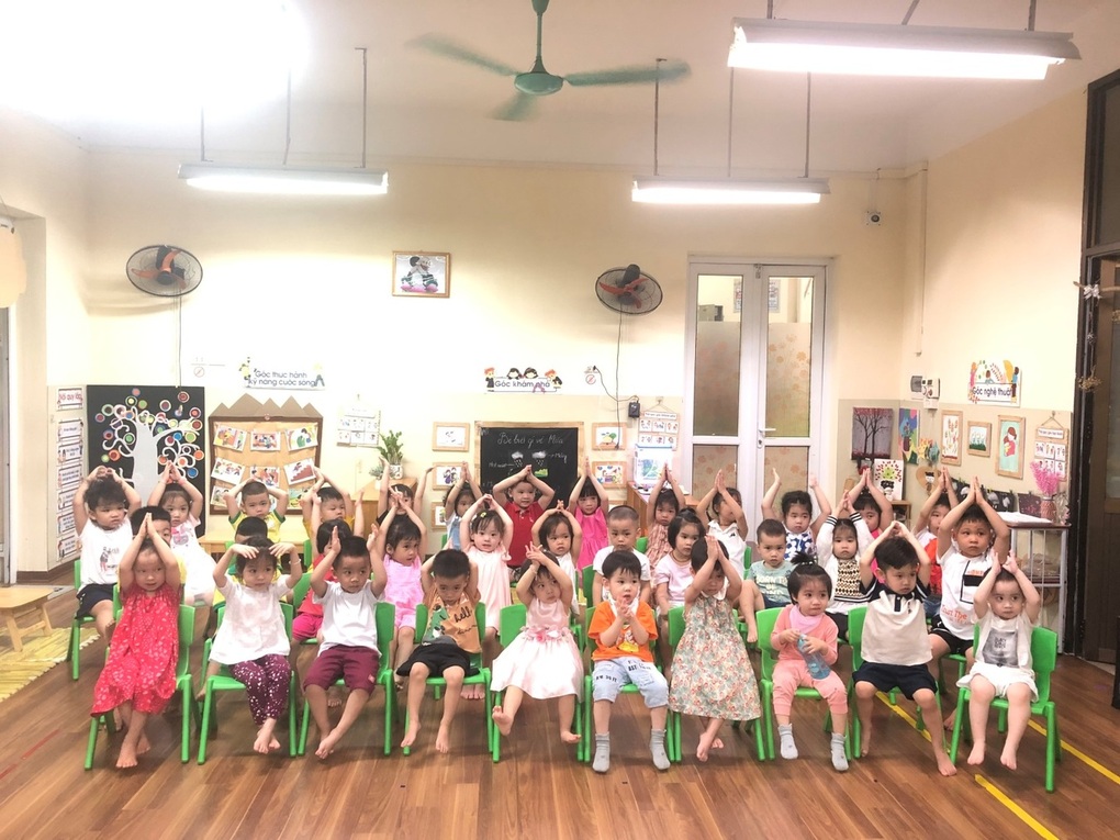 Lớp mẫu giáo bé C1 tưng bừng tổ chức hội thi “Bé khỏe bé ngoan”  năm học 2022 -2023
